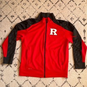 Rutgers Dri Fit Nike zip up jacket